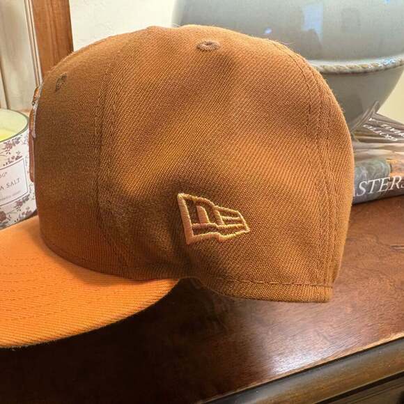 New Era San Francisco Giants Spring Color Two-Tone 9FIFTY Snapback Hat - Brown - Picture 3 of 10
